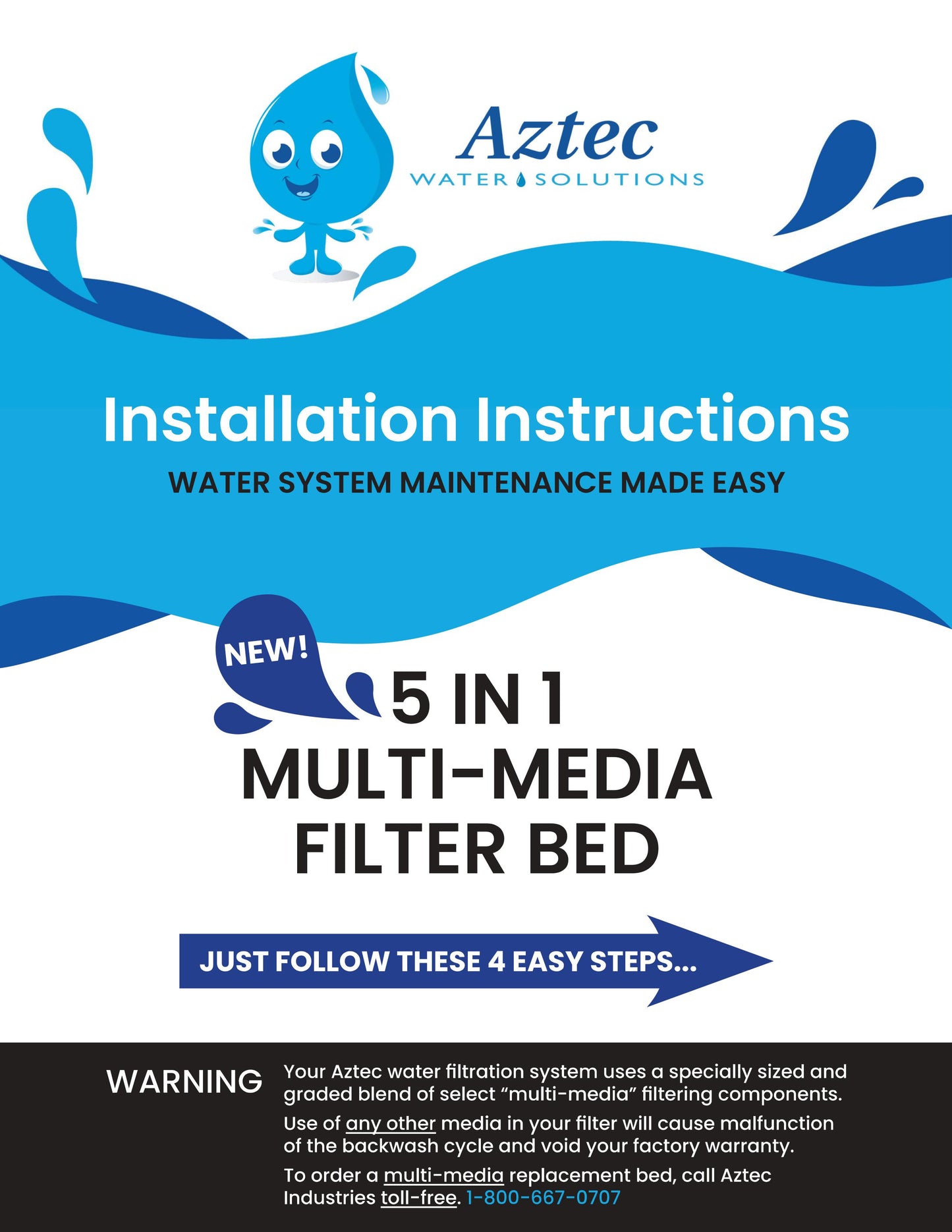 5-in-1 Multi-Media Filter Bed