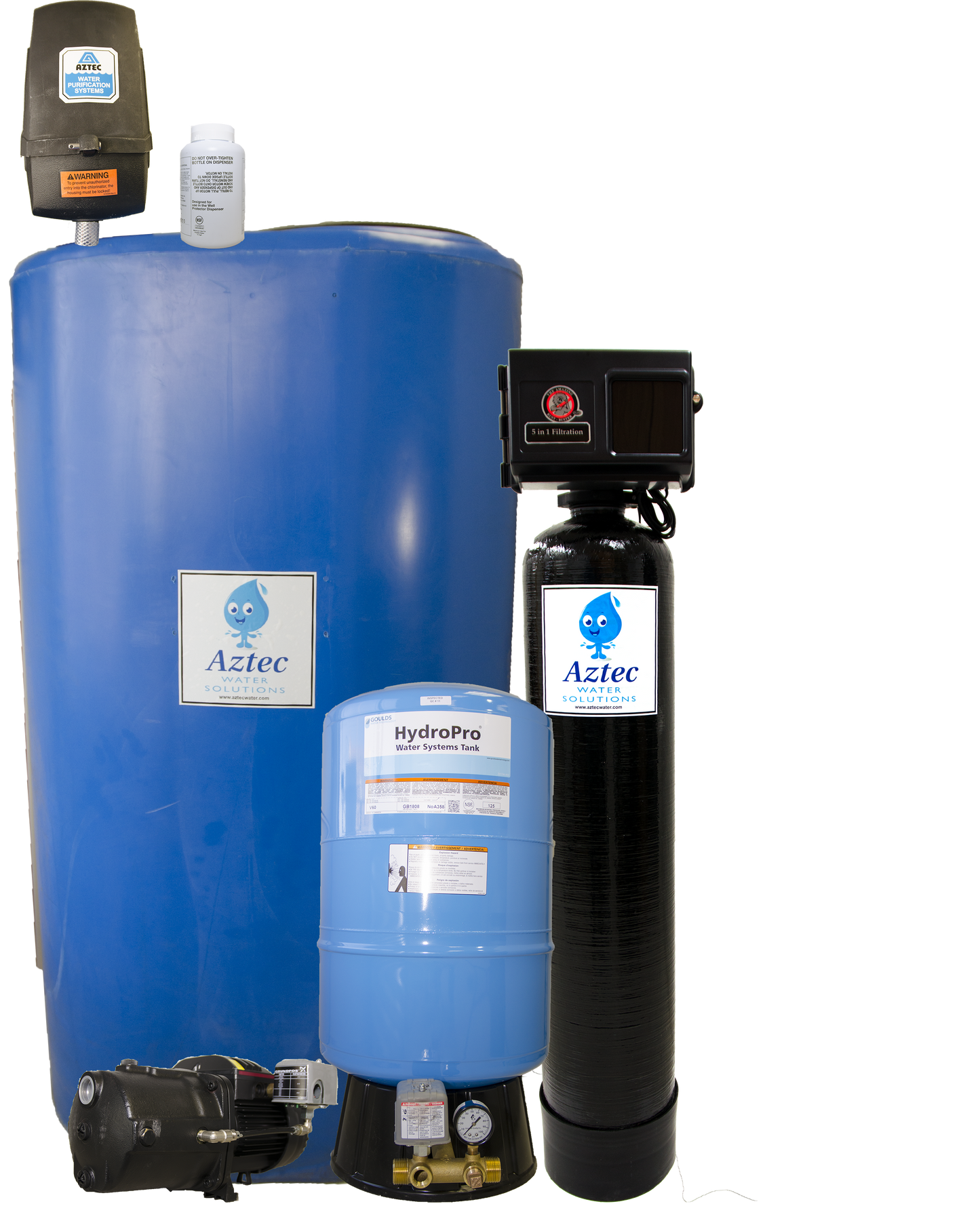 Indoor Residential Chlorinating Filtration Package