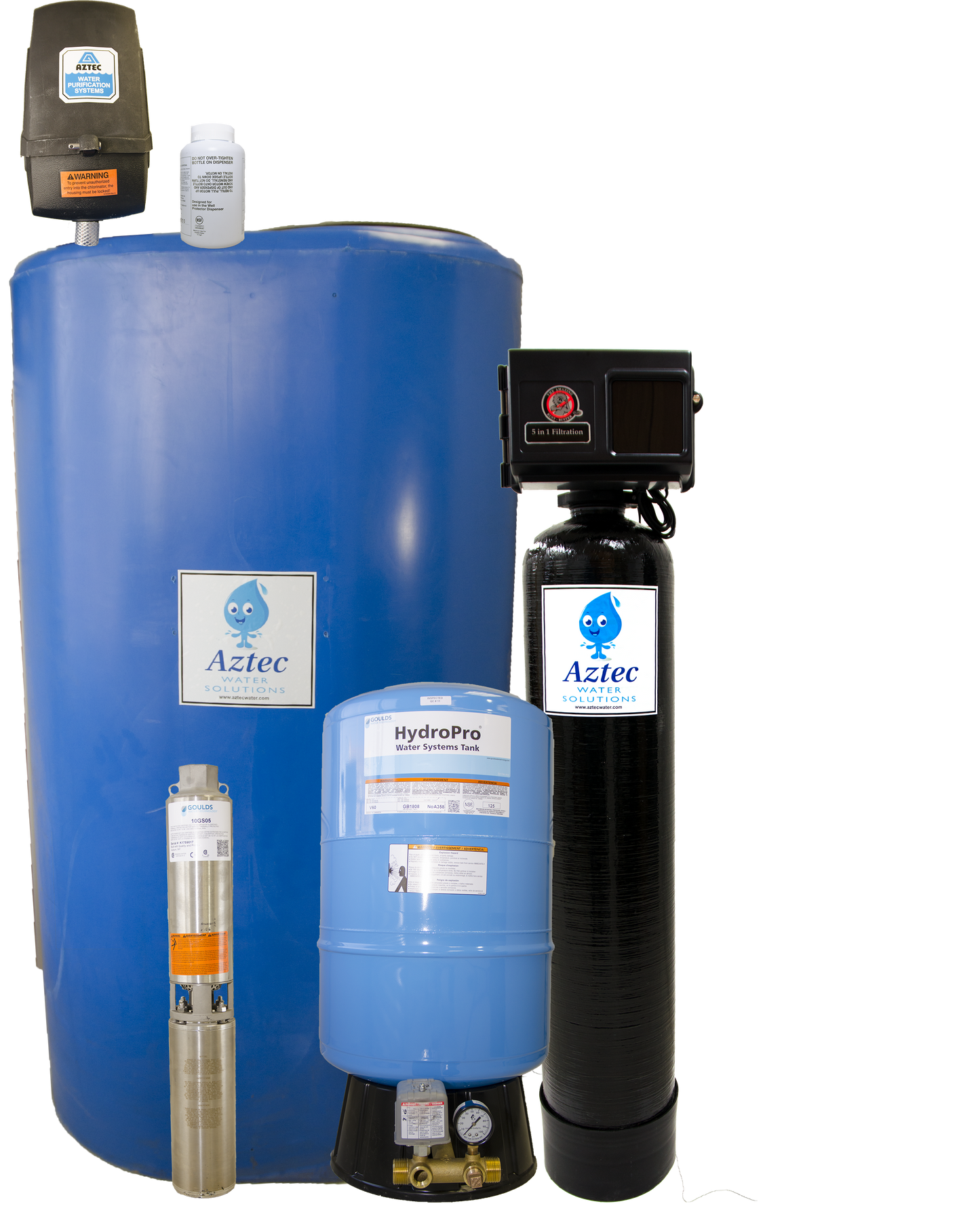 Indoor Residential Chlorinating Filtration Package