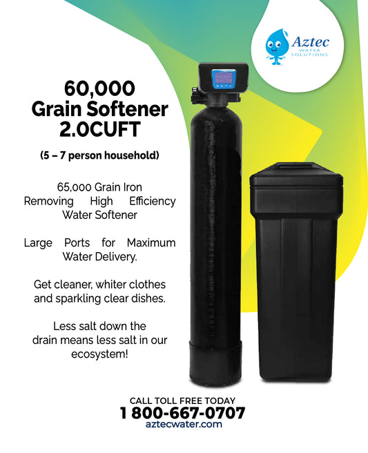 60k Grain Softener  2.0 CUFT  - Call for pricing